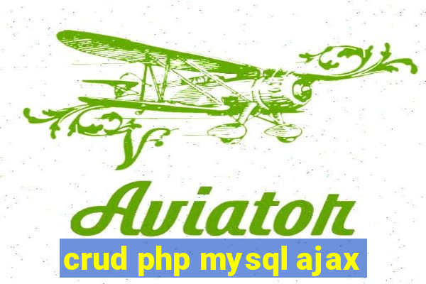 crud php mysql ajax