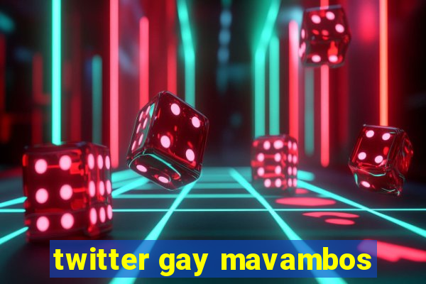 twitter gay mavambos