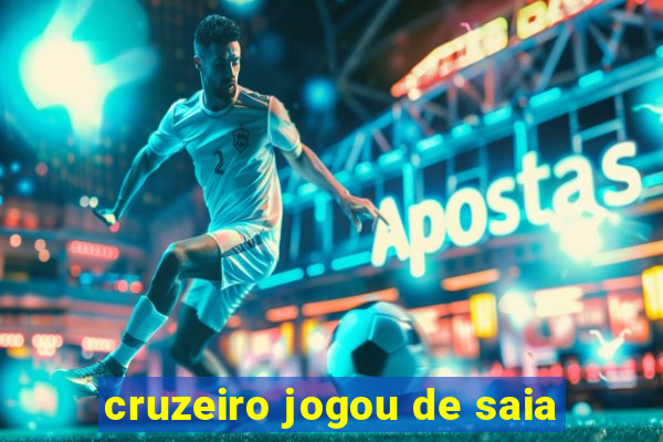 cruzeiro jogou de saia