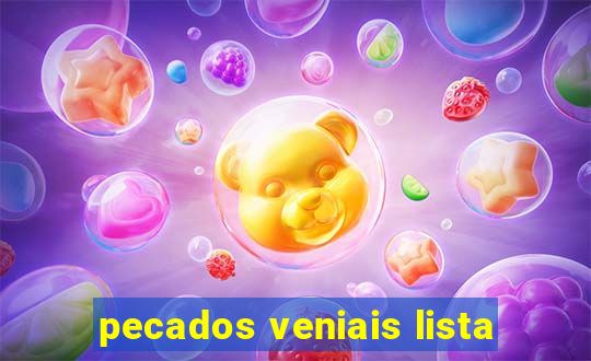 pecados veniais lista