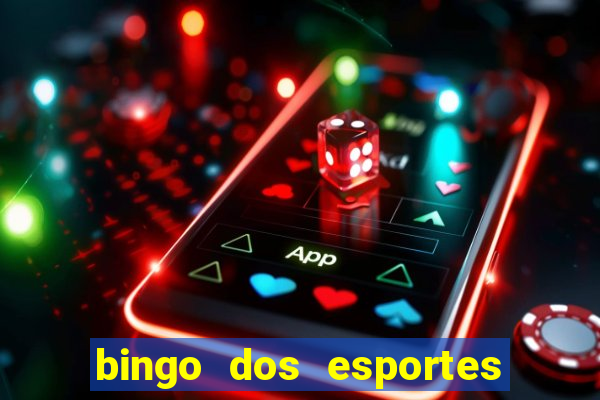 bingo dos esportes para imprimir