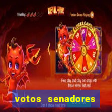 votos senadores impeachment moraes