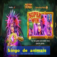 bingo de animais para educa??o infantil