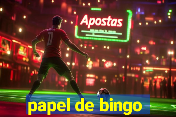 papel de bingo