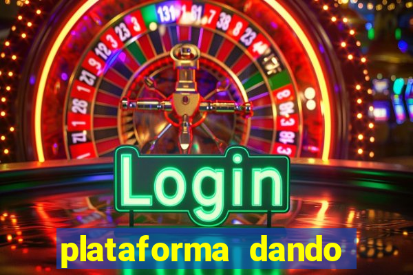 plataforma dando bonus de cadastro