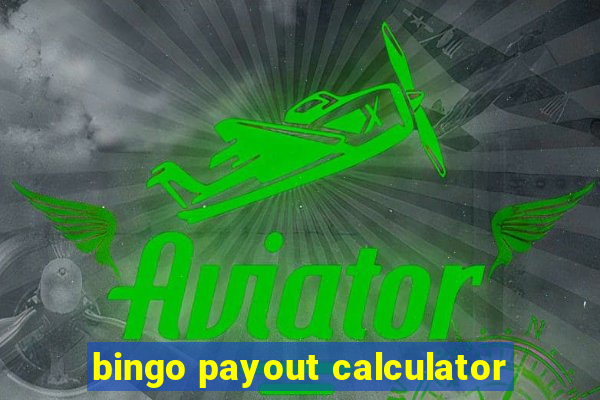 bingo payout calculator