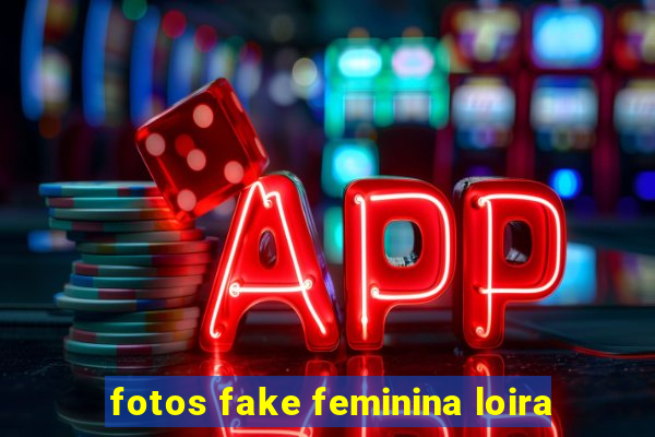 fotos fake feminina loira