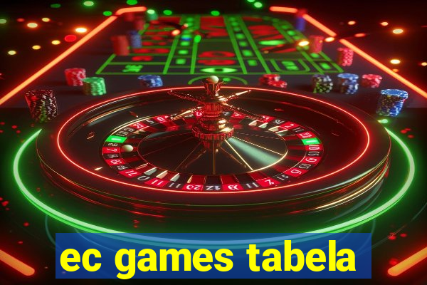 ec games tabela