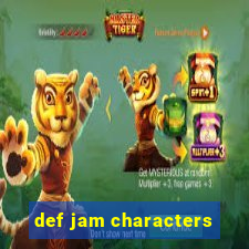 def jam characters